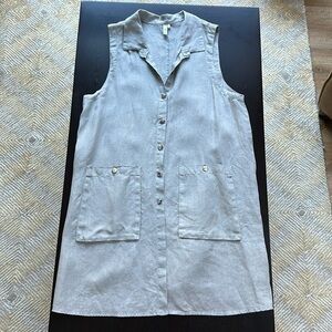 Kleen brand linen tunic vest or dress SZ M-L